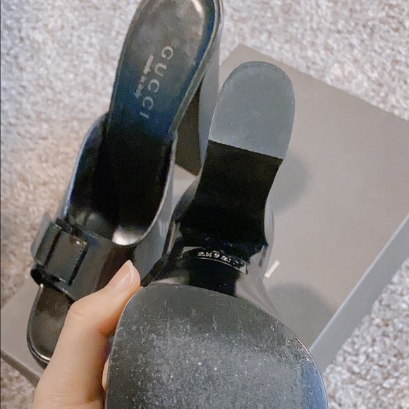 GUCCI !!!SALE!!!chunky heels Gucci High Heel Platform - Picture 3 of 7